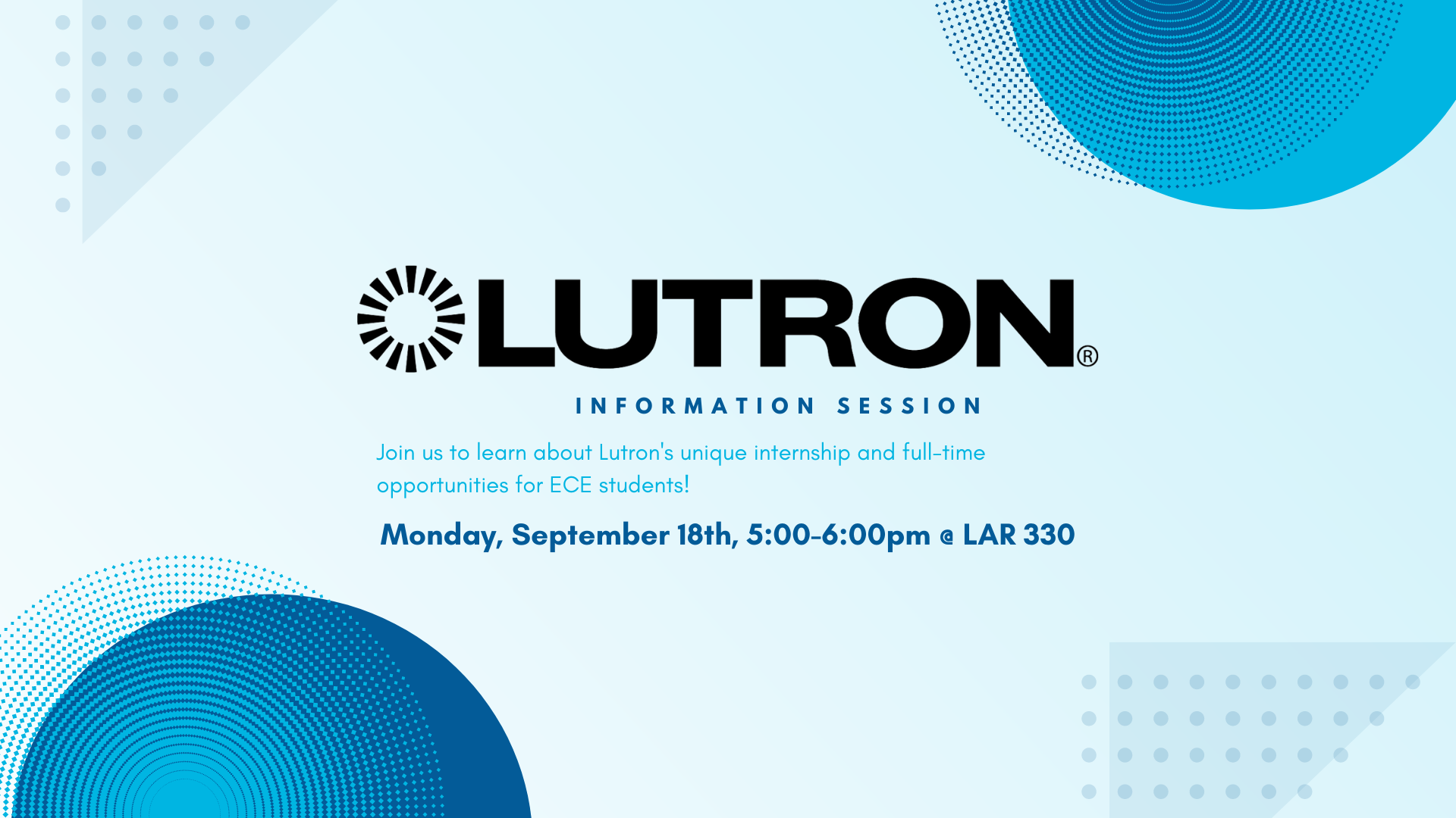 Lutron Info Session